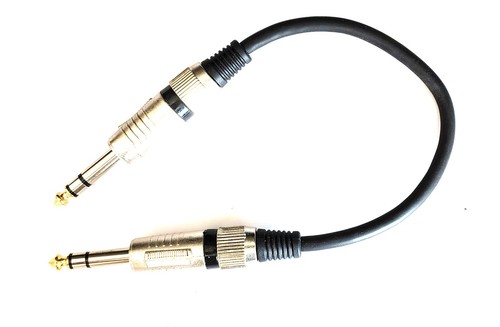 3mm klinken stereo patch - 6,3mm,