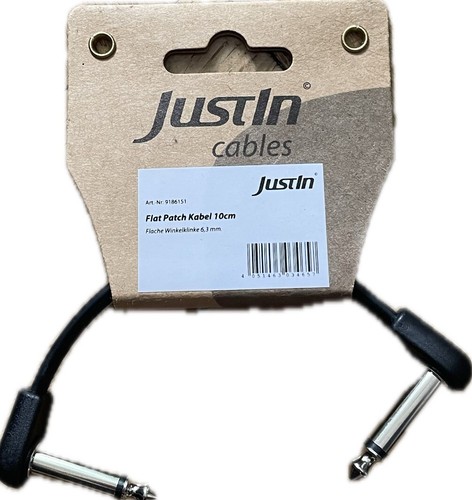 Justin 10cm flat patch - flat, kabel