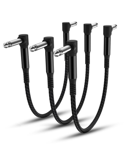 Gitarren patchkabel 15cm - gitarren, 3x
