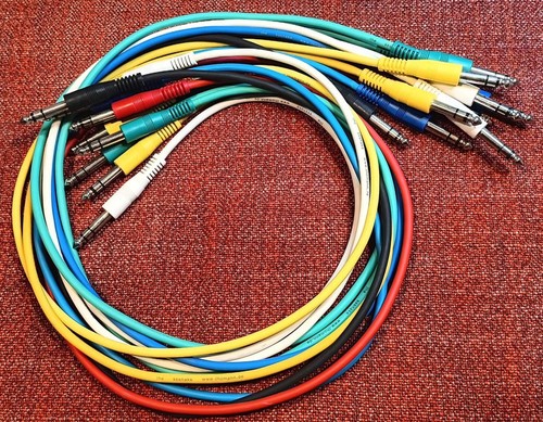 Audio patchkabel 6 3 mm - 0,9m,, 6,3
